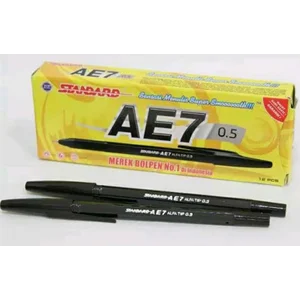 Ballpoint Merk Standard Pulpen dan Pensil