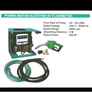 FLOW METER; WIPRO ; POMPA MINYAK ELEKTRIK W/FLOWMETER ; PMEF-4 ; 34-1284-