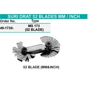 ALAT MEKANIK LAINNYA; WIPRO ; SURI DRAT 52 Blade MM/INCH ; 49-1730-