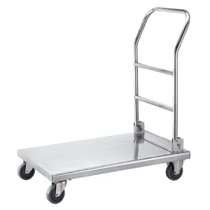 TROLI BARANG; MUTU; TROLLY DORONG 500KG STAINLESS MUTU FPT 500