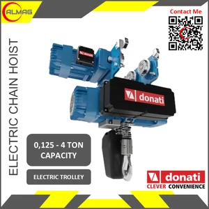 Electric Rantai Hoist DONATI 1 Ton Hoist Listrik Industri