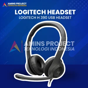 Aksesoris Komputer Lainnya Logitech H 390 USB Headset