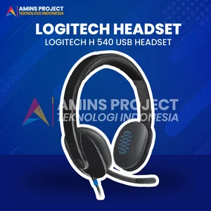 Aksesoris Komputer Lainnya Logitech H 540 USB Headset