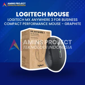 Aksesoris Komputer Lainnya Logitech MX Anywhere 3 for Business Compact Performance Mouse - Graphite