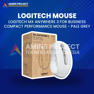 Aksesoris Komputer Lainnya Logitech MX Anywhere 3 for Business Compact Performance Mouse - Pale Grey