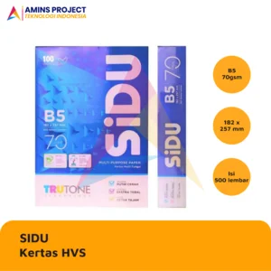 Kertas HVS B5 KERTAS HVS / PRINT / FOTOCOPY SIDU B5 70 GRAM (1 RIM)