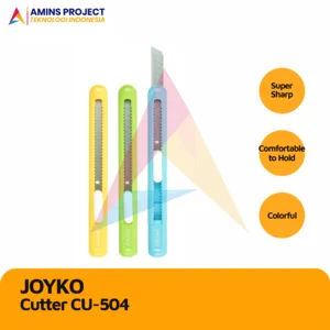 Pisau Cutter PISAU CUTTER KECIL CU-504 JOYKO (1 PCS)