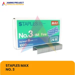 Pembuka Staples REFILL / ISI STAPLES MAX NO. 3 (1 PCS)