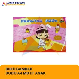 BUKU GAMBAR DODO A4 MOTIF ANAK (ISI 5)