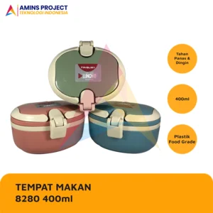 LUNCH BOX / KOTAK BEKAL / KOTAK MAKAN PLASTIK 8280 (1 PCS)