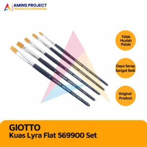 KUAS LUKIS / BRUSH FLAT LYRA 569900 (1 SET)