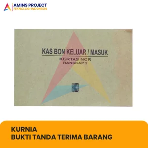 Buku Nota KAS BON KELUAR/MASUK 1/4 FOLIO 2 RANGKAP 25 LEMBAR KURNIA (1PCS)