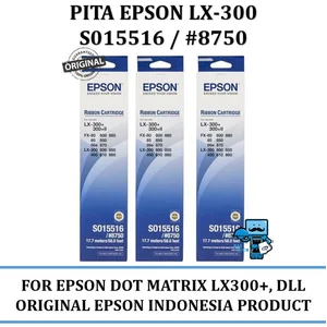 Pita Printer Ribbon Cartridge Epson LX300 LX 300 S015516 Original