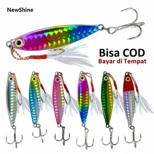 SATU SET (ISI 6PCS) 10gr/5cm umpan casting memancing metal jig