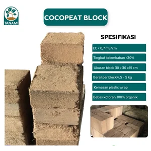 Cocopeat Media Tanam Tanami Block Low EC