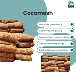 Alat Konstruksi Lainnya Cocomesh / Geotekstil Sabut Kelapa 25 meter