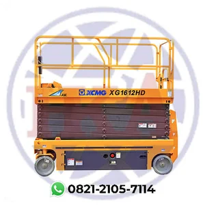 Sewa Scissor Lift Mingguan 8-16 meter