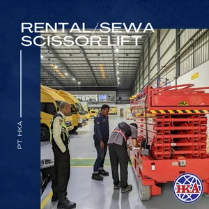 Sewa Scissor Lift Bulanan 8-16 meter