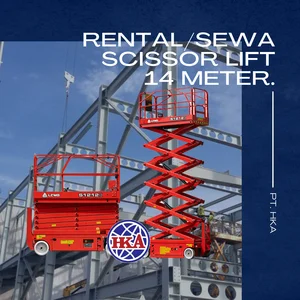 Sewa Scissor Lift Bulanan 8-16 meter