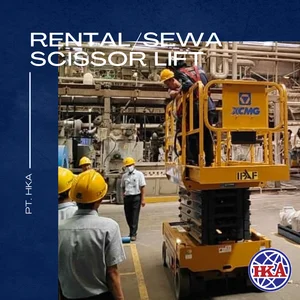Sewa Scissor Lift Bulanan 8-16 meter