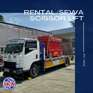 Sewa Scissor Lift Bulanan 8-16 meter