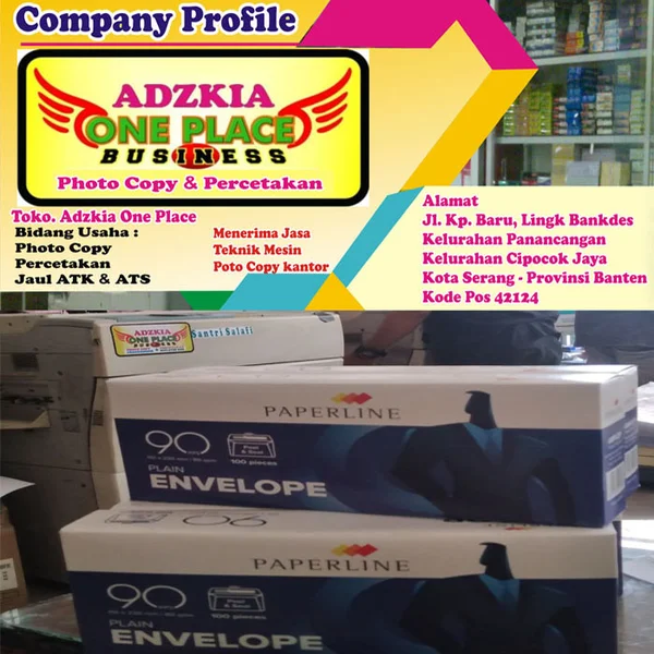 Amplop putih Besar merek Paperline