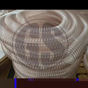 Selang Flexible Morgen Ducting PU Transparan Vacuum Serbuk Kayu