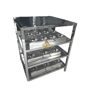 Mesin Pengolahan Gula Aren / Gula Semut/Mesin Pencetak Gula Aren/Simban KT096/Type GAC 12/Kapasitas 12 cetakan/baris/Dimensi 800x800x1000mm