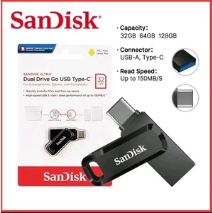 FlashDisk Sandisk OTG 32 GB Type C Dual Drive 