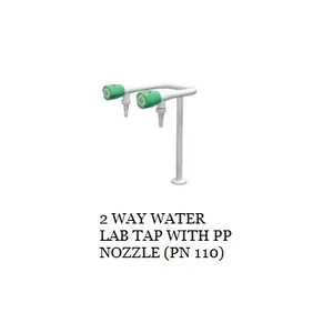2 WAY WATER LAB TAP WITH PP NOZZLE (PN 110) | ANDALAN BANGUN SEJAHTERA