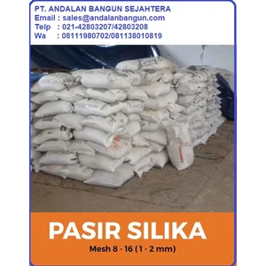 Pasir Silika Mesh 8-16 : 1.19mm - 2.38mm
