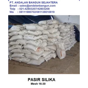 Pasir Silika Mesh 16-30 : 0.595mm - 1.19mm