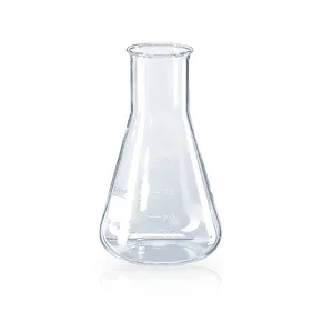 Brand 92844 Erlenmeyer flasks wide neck Boro 3.3 beaded rim graduated