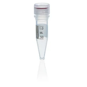 BRAND 780752 Microcentrifuge tubes with detached cap PP transparent with screw cap bulk BIO-CERT® PCR QUALITY sterile