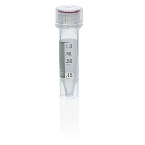 BRAND 780756 Microcentrifuge tubes with detached cap PP transparent with screw cap bulk BIO-CERT® PCR QUALITY sterile