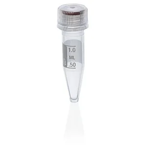 BRAND 780757  Microcentrifuge tubes with detached cap PP transparent with screw cap bulk BIO-CERT® PCR QUALITY sterile