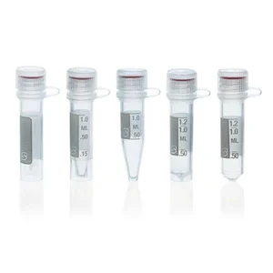 BRAND 780714 Microcentrifuge tubes PP with attached screw-cap PE transparent BIO-CERT® PCR QUALITY