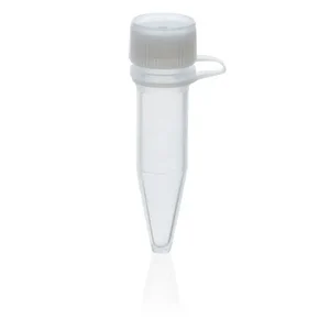 BRAND 780702 Microcentrifuge tubes PP with attached screw-cap PE ungraduated BIO-CERT® PCR QUALITY