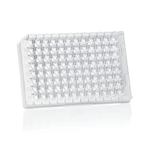 BRAND 782301 96-Well strip plate (12 x F8) PS pureGrade™ medium binding transparent F-bottom CERTIFIED LIFE SCIENCE QUALITY