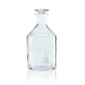 BRAND 386038 Oxygen flasks Winkler pattern with glass stopper cap. 100-150 ml
