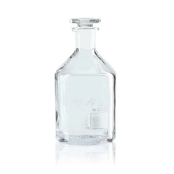 BRAND 386038 Oxygen flasks Winkler pattern with glass stopper cap. 100-150 ml