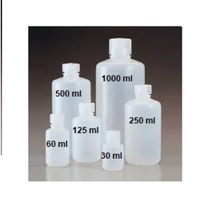 Nalgene 2089-0008 HDPE Narrow-Mouth Economy Bottle cap.250 ml