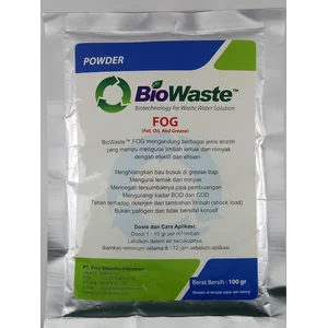 Oil-Fat Decomposing Bacteria Biowaste FOG 100g for Industrial Waste