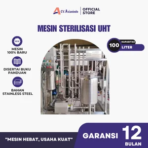 Mesin Sterilisasi Minuman UHT Kapasitas 100 Liter