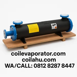 KONDENSOR AC SHELL AND TUBE UNTUK WATER CHILLER