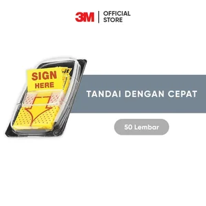 Kertas Memo & Sticky Notes Post it Sign Here 3M 680-9