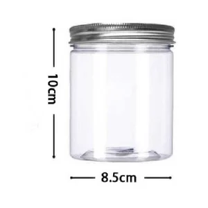 Toples Plastik PET 400ml dengan tutup Aluminium