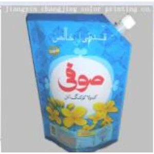Kemasan Plastik Pouch Berdiri dengan cerat penuang