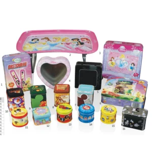 Kaleng Promosi Hadiah Banded dengan Produk Anda