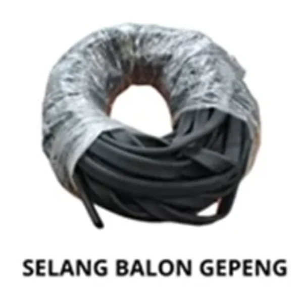 SELANG BALON GEPENG LEBAR 19 MM TEBAL 1.5 MM BAHAN BAKU KARET LAINNYA